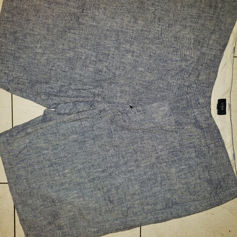 J crew linen shorts